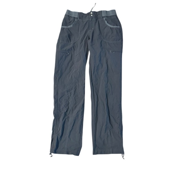 Kuhl Women’s Durango Stretch Hiking Pants Cinch Ankles Drawstring Size 10 Gray - Picture 1 of 12